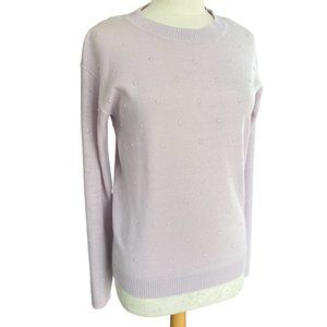 Andrée by Unit Lavender Popcorn Bauble Knit Cottagecore Spring Light Sweater-S